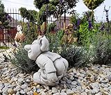 Figura de decoración de adorno de jardín de hormigón - Troll travieso