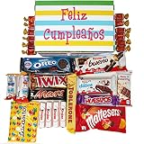SMARTY BOX Caja Chocolates para Regalar Cumpleaños, Chocolatinas, Bombones, Caramelos Toffee Cesta Chocolates, Chuches Original, Lote, Pack