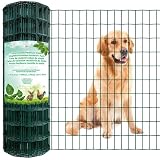 Amagabeli Garden Home 1M X 25M Malla de Alambre Cuadrada Verde – RAL6005 Malla Tamaño 75 x 100 mm Rollo de Malla de Alambre Valla Jardín Alambrada HC04
