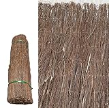 Rollo Brezo Natural Color marrón Oscuro. Rollo Brezo ecológico 1 m Altura por 3 m Longitud. (1- Rollo)