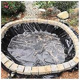 ZHANGZHIPENG Revestimiento de Estanque, Revestimientos Preformados para Estanque de Peces, Negro Revestimiento de Estanque Resistente a la Rotura para la Fuente del Estanque de Peces y Jardín de Agua
