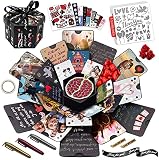 Int!rend Caja Sorpresa Explosiva XXL con Álbum de Fotos de Bricolaje 5 Plantillas - Regalo Personalizado Ocasiones Especiales - Cajas Originales para Regalos Amigas o Cumpleaños