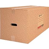 packer PRO Pack 10 Cajas Carton para Mudanzas y Almacenaje Ultra Resistentes con Asas 600x400x400mm