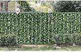 GPFFACAI Pantalla de Valla de privacidad de Hiedra Artificial Jardín al Aire Libre Pantalla de privacidad Privacidad Que Cubre la Pared del jardín Cercas Decorativas Valla de jardín Seto Artificial