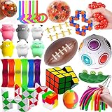 mUj1 36Pc Fidget Toy Packs, Set De Juguetes Sensoriales Fidget Box Baratos,para Sensory Toy Box para Niños Adultos /Autismo Regalo/ Fiesta Navidad Cumpleaños