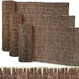 Heide Matte | Natural para valla de Brezo | muchos tamaños | decorativa Valla cubierta y Protector de viento para jardín, terraza y balcón
