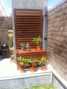 Celosias De Madera Con Jardinera