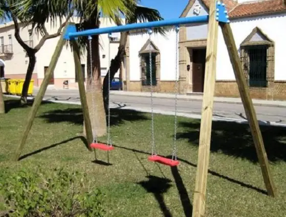 columpios parques infantiles