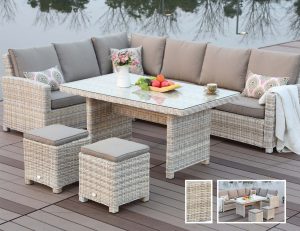 Conjuntos Sofas Jardin Con Mesa Alta