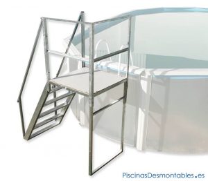 Escaleras Para Piscina Elevada