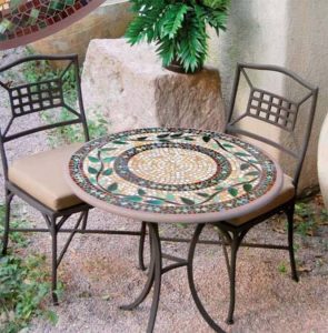 Mesas De Mosaico Para Jardin