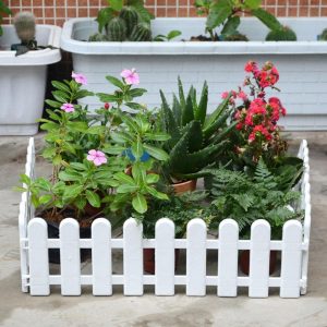 Mini Vallas De Plastico Para Jardin