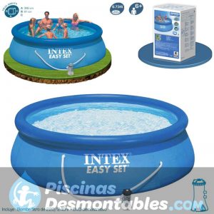 Intex bassenger med renseanlegg