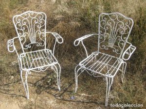 Sillas Forja Jardin