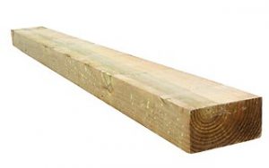 Traviesas De Madera Tratada Para Jardin