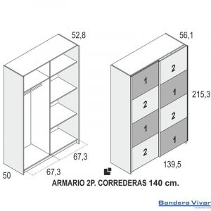 Armarios 140 Ancho