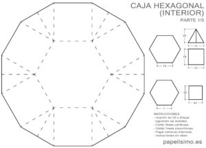Cajas Hexagonal