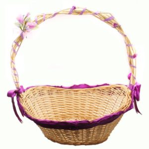 Cestas De Mimbre Decoradas