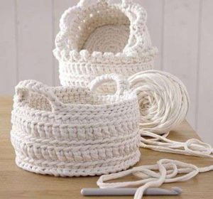 Cestos De Crochet