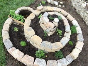 Cómo construir una espiral de hierbas en el jardín