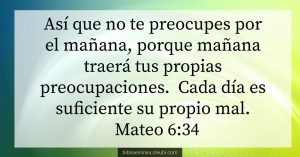 ¡No te preocupes por las preocupaciones!