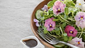 Cocinar las flores de primavera