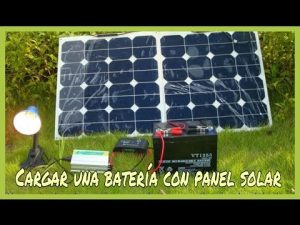 Paneles Solares Para Cargar Bateria 12v
