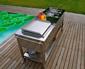 Barbacoa al aire libre