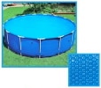 Cubierta solar redonda para cubierta de piscina, espesor 160µ, varios tamaños de 2 a 5 metros, conserva el calor del sol para la tapa de agua caliente3
