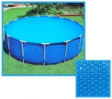 Cubierta de burbuja redonda para piscinas tubulares INTEX Ø 2m 3m Cubierta solar de 4m y 5m para mantener el calor máximo 160 micras top3