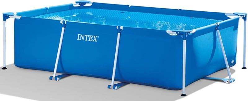Suorakaiteen muotoinen putkimainen uima-allas, ihanteellinen uimiseen perheen tai ystävien kanssa, 3m x 2m ilman tarvikkeita, INTEX Metal Frame top6 tuotemerkki